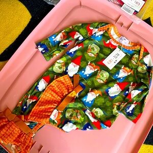Pete + Lucy Gnome Girls Romper